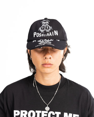 POSHBRAIN WORKS HAT - BLACK